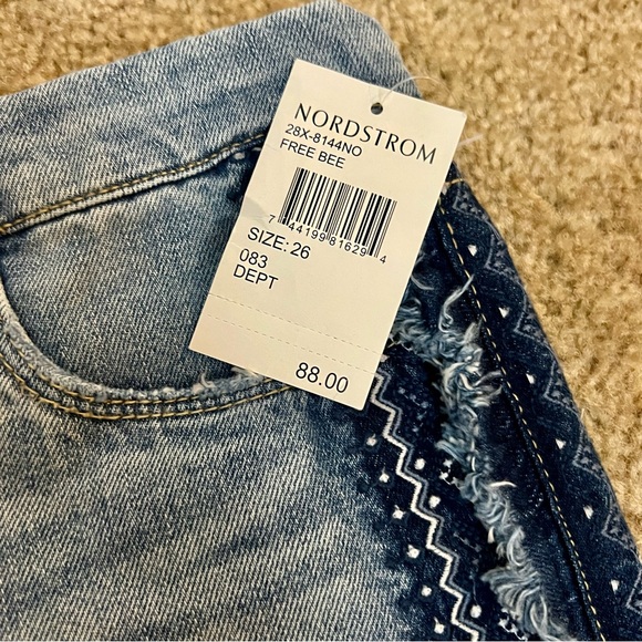 NEW - 2pc Festival Denim Fringe Set - Sam Edelman & Blank NYC - Picture 6 of 14